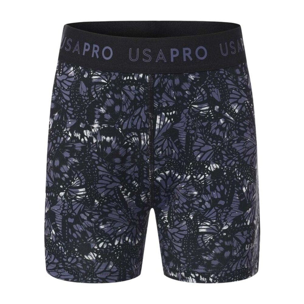 USA Pro Girls Butterflies Shorts / Black
